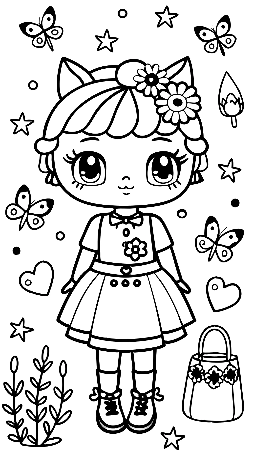 coloring pages girly